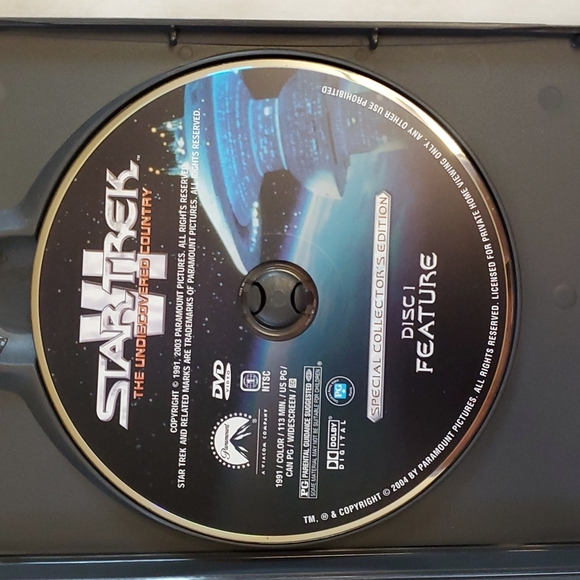 Star Trek The Undiscovered Country DVD Set - Picture 3 of 4